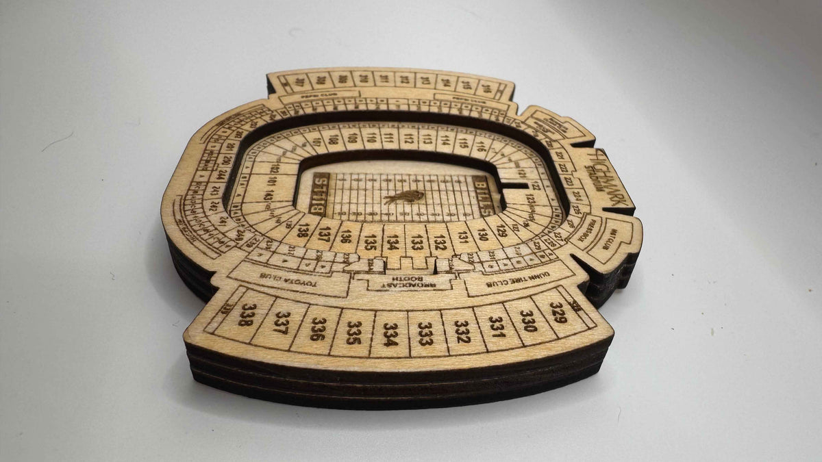 Buffalo Stadium Magnet 1973-2025