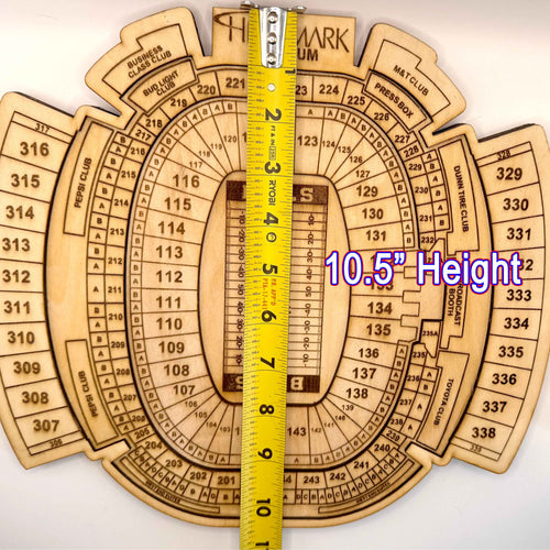 1974-2025 Classic Buffalo Football Stadium Wall Plaque Collectible Decor