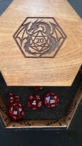 Dragon Dice Tray - Role Playing Game Accessory - Laser Engraved Gift