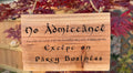 No Admittance Except on Party Business - Garden Sign 8" x 5.5"