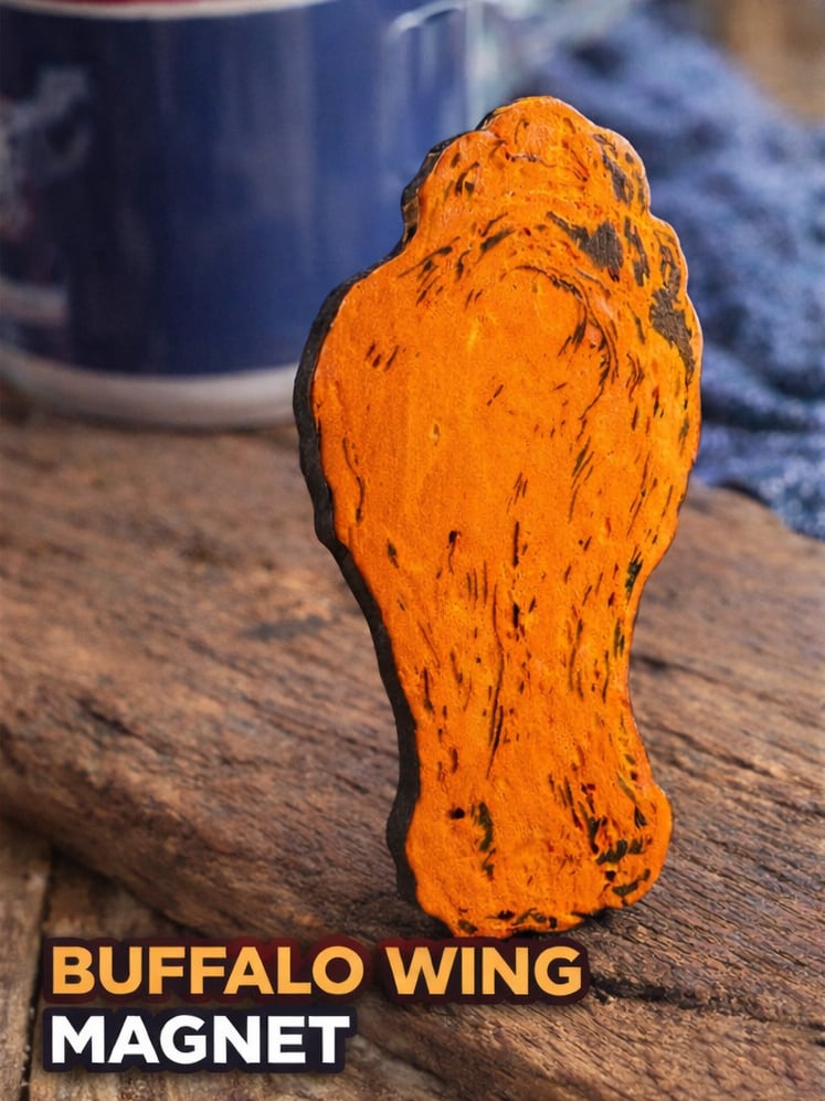 Buffalo Wing Magnet - Laser Cut